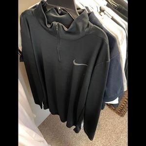 Nike Fleece Long Sleeve Tshirt Black Men